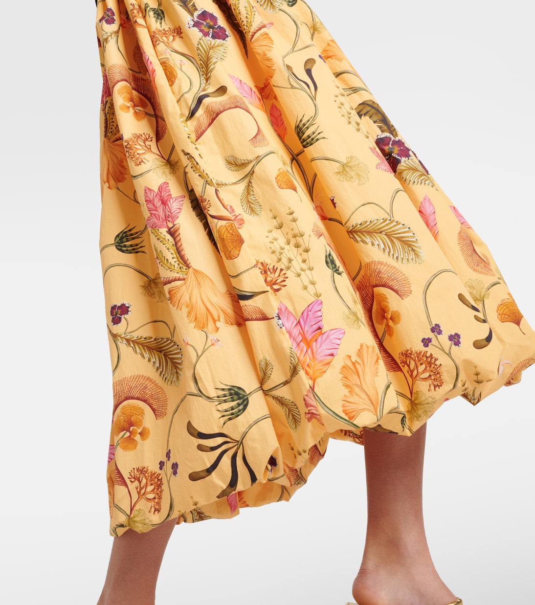 Abito midi Canoa Habitat in cotone | Agua by Agua Bendita