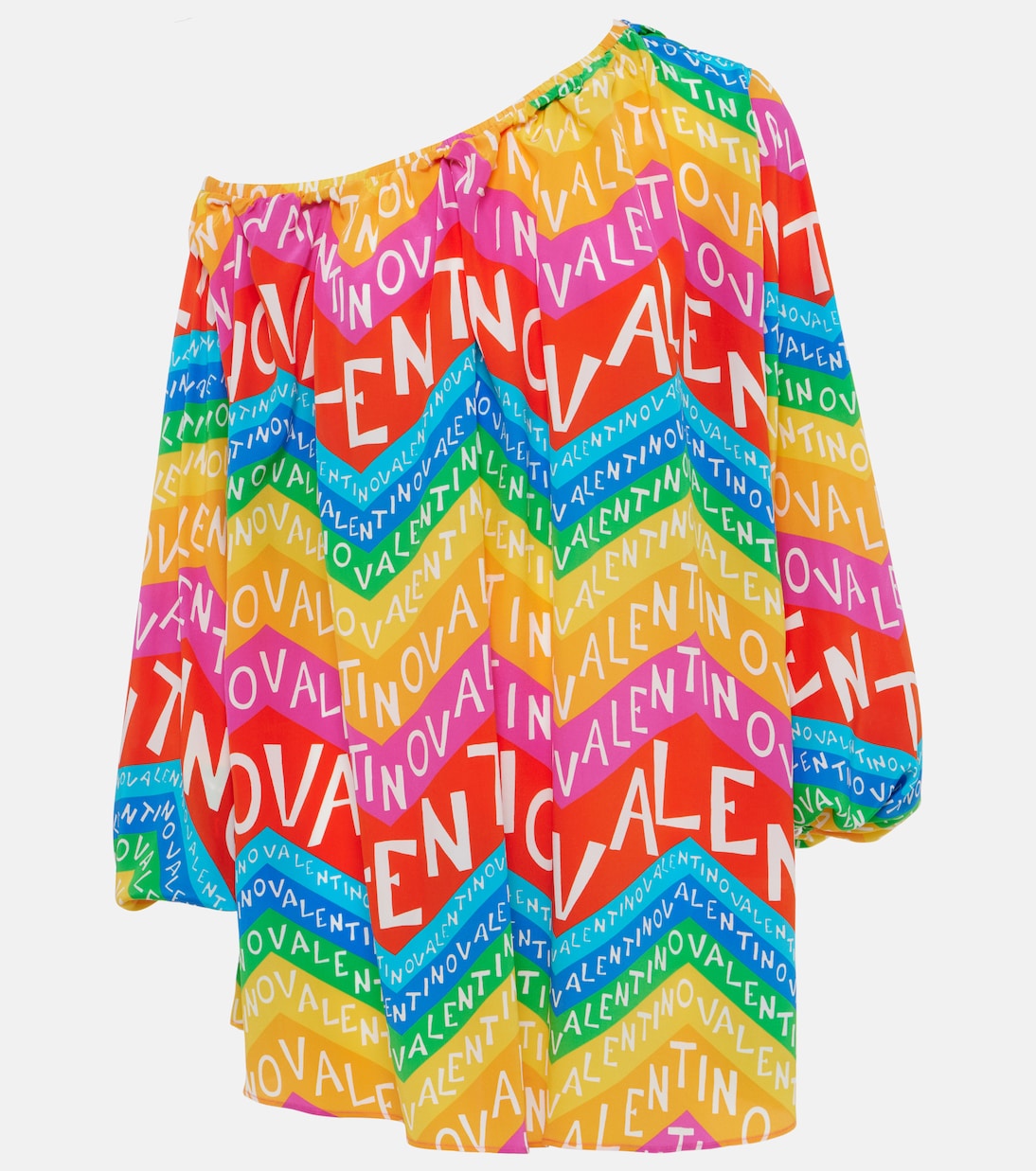 Miniabito Valentino Chevron 24 in seta | Valentino