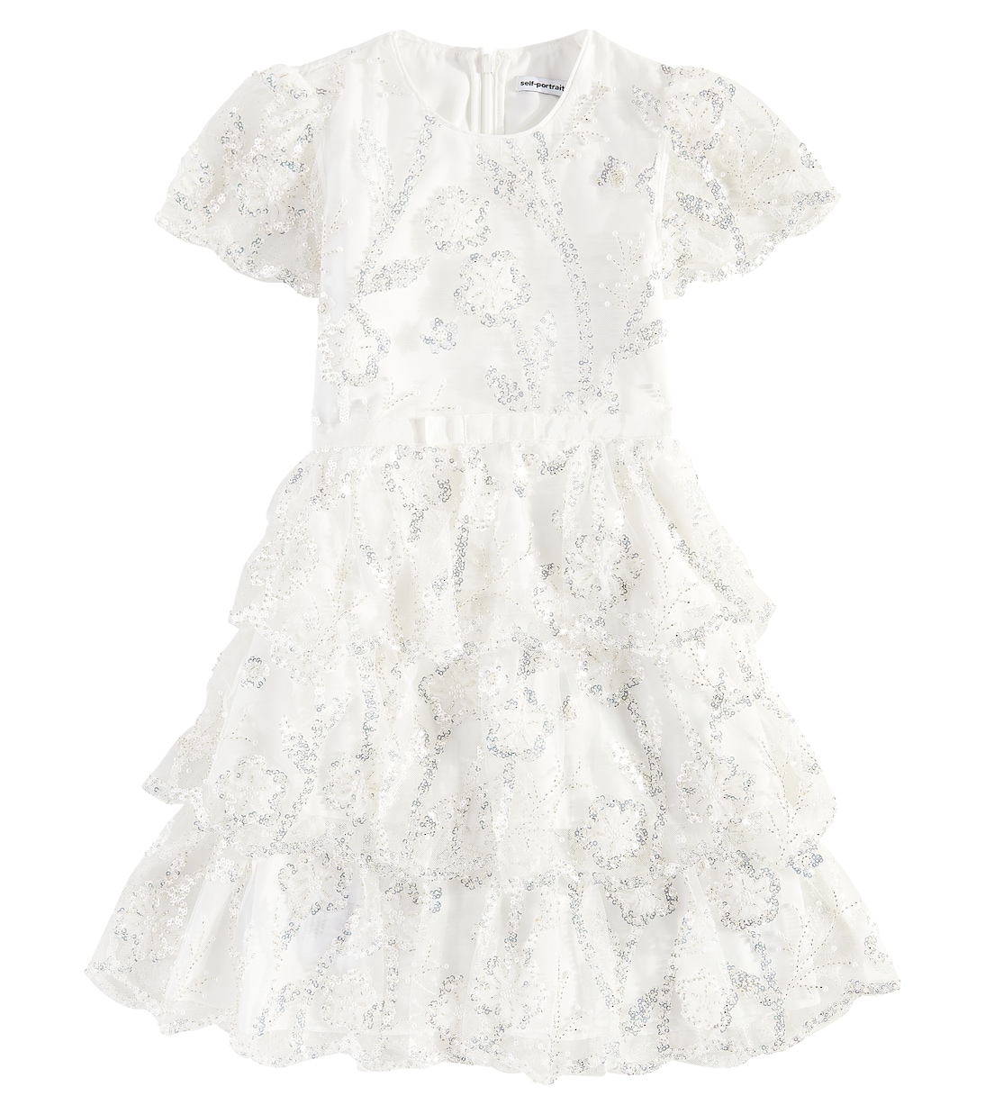 Abito in tulle con paillettes | Self-Portrait Kids