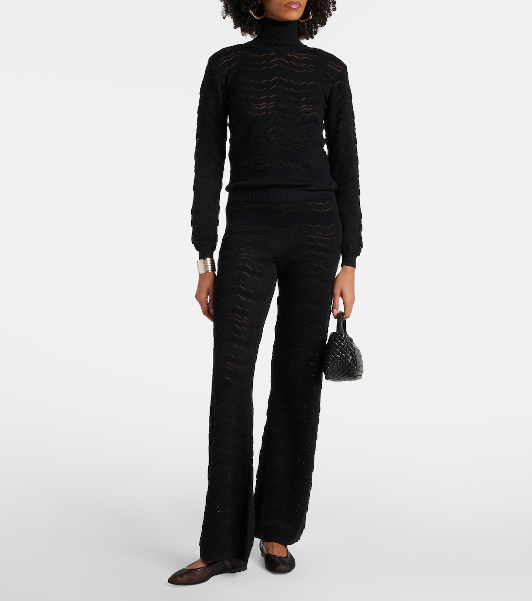 Pantalones rectos en zigzag | Missoni
