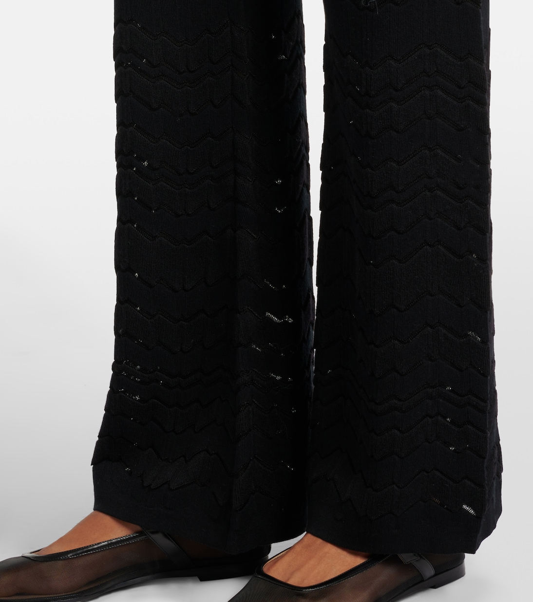 Pantalones rectos en zigzag | Missoni