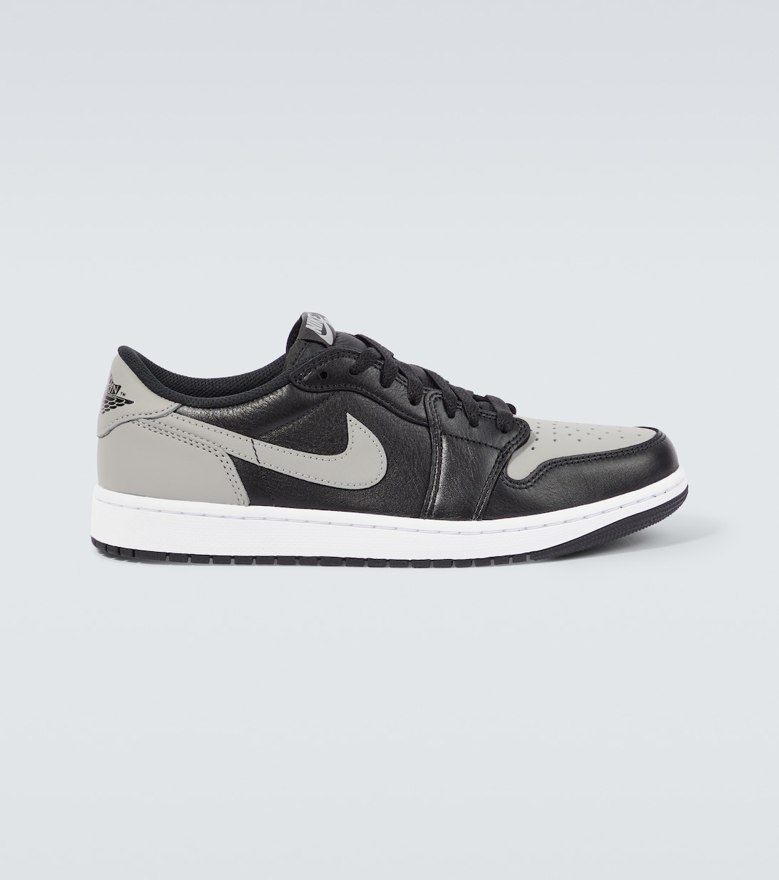 Baskets Air Jordan 1 Low en cuir en noir Nike Mytheresa