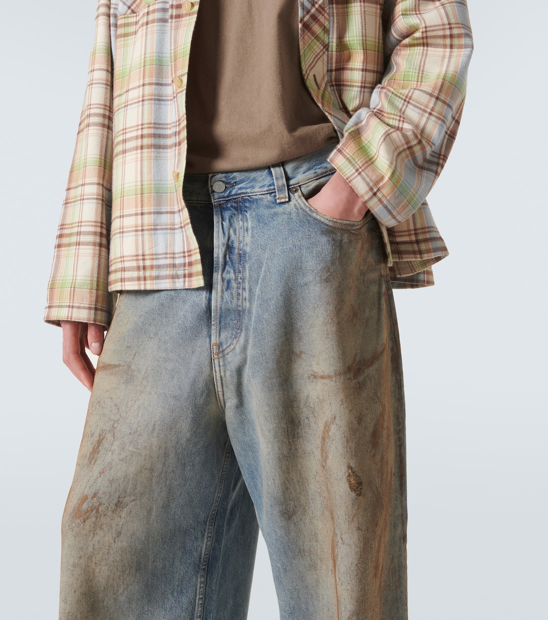 Jeans a gamba larga distressed | Acne Studios