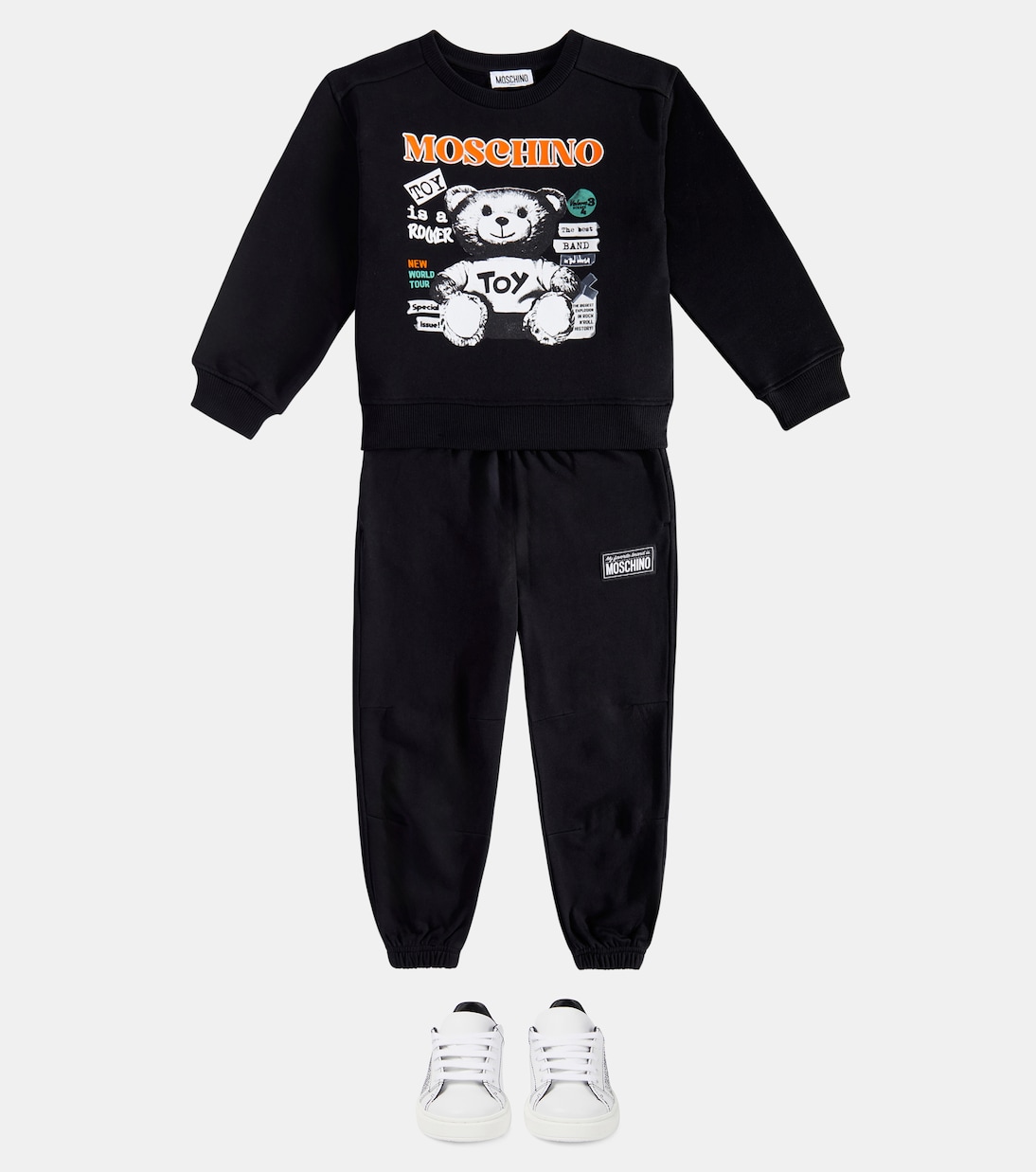 Ensemble de survêtement imprimé en coton | Moschino Kids