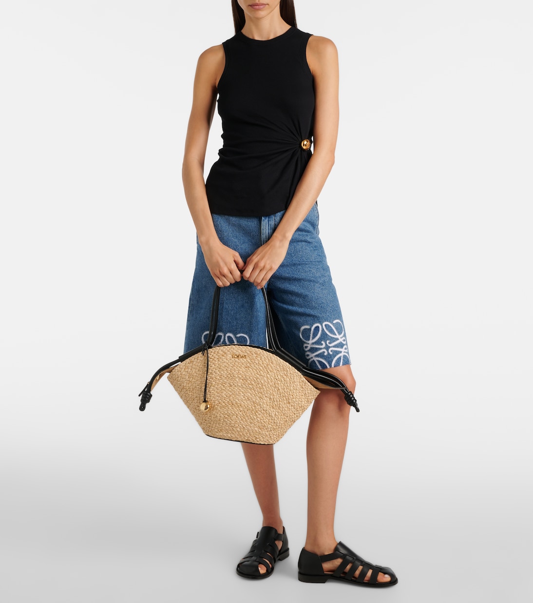 Cabas Paseo Small en raphia | Loewe