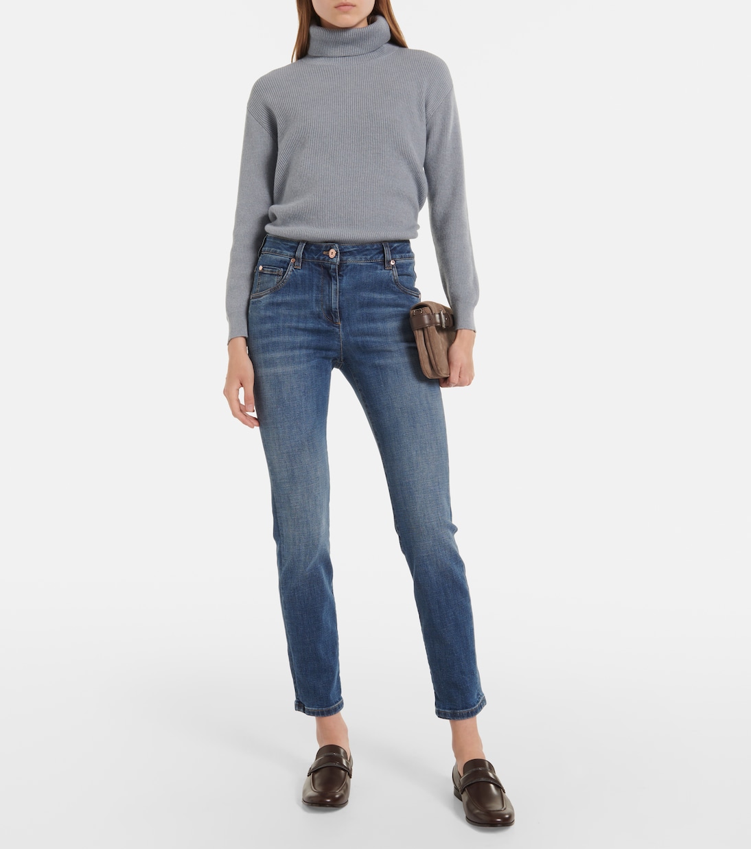 Mid-rise skinny jeans | Brunello Cucinelli