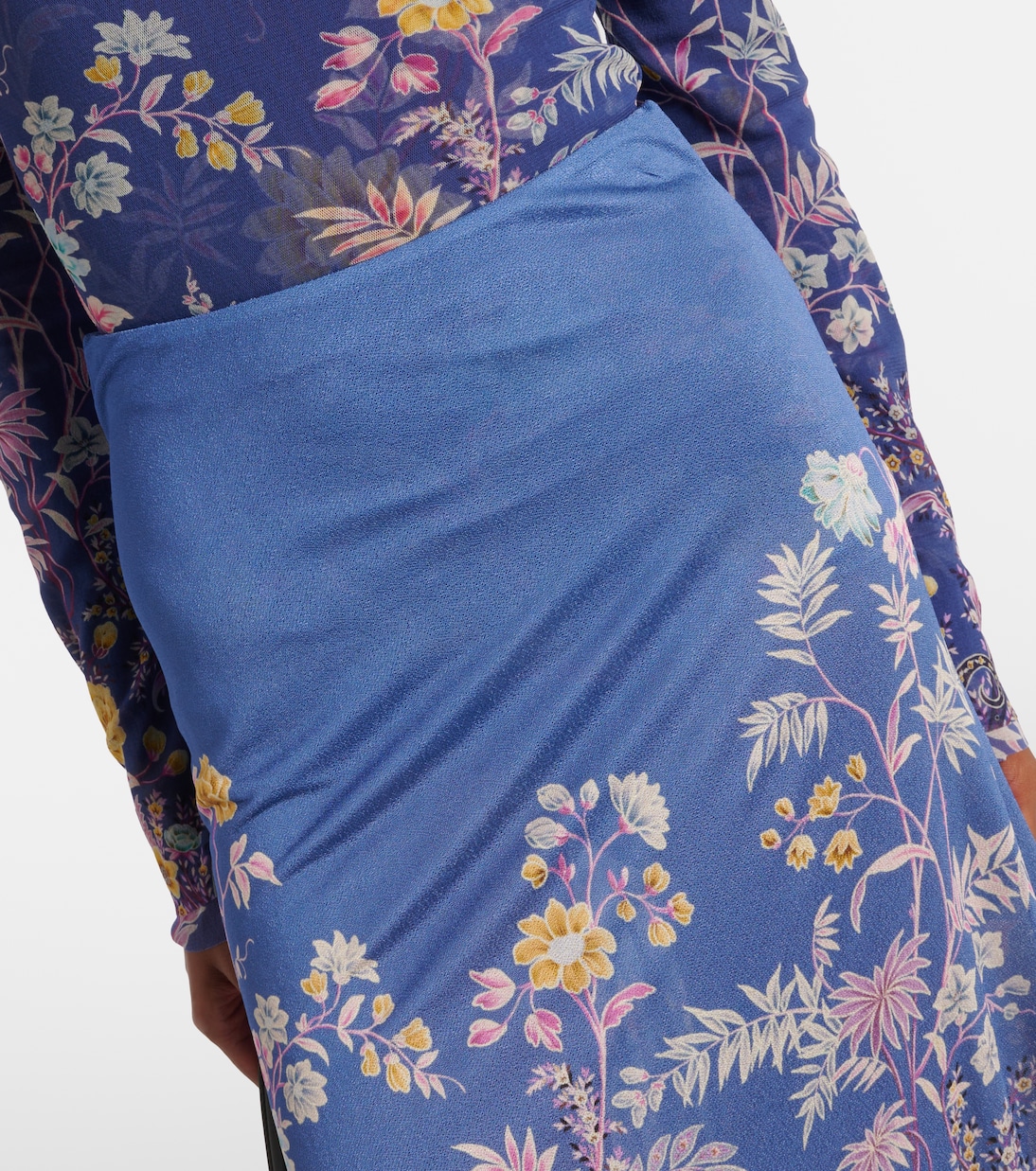 Falda larga asimétrica estampada | Etro