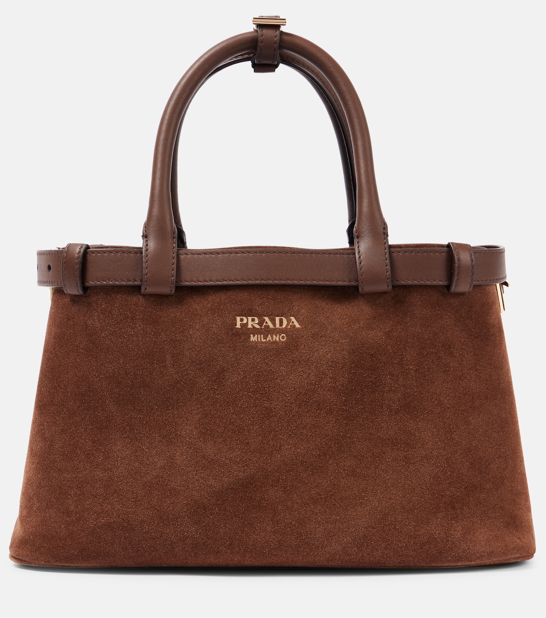 Borsa Prada Buckle Small in suede | Prada
