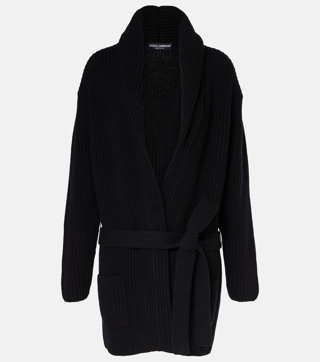 Cardigan in lana a coste | Dolce&Gabbana