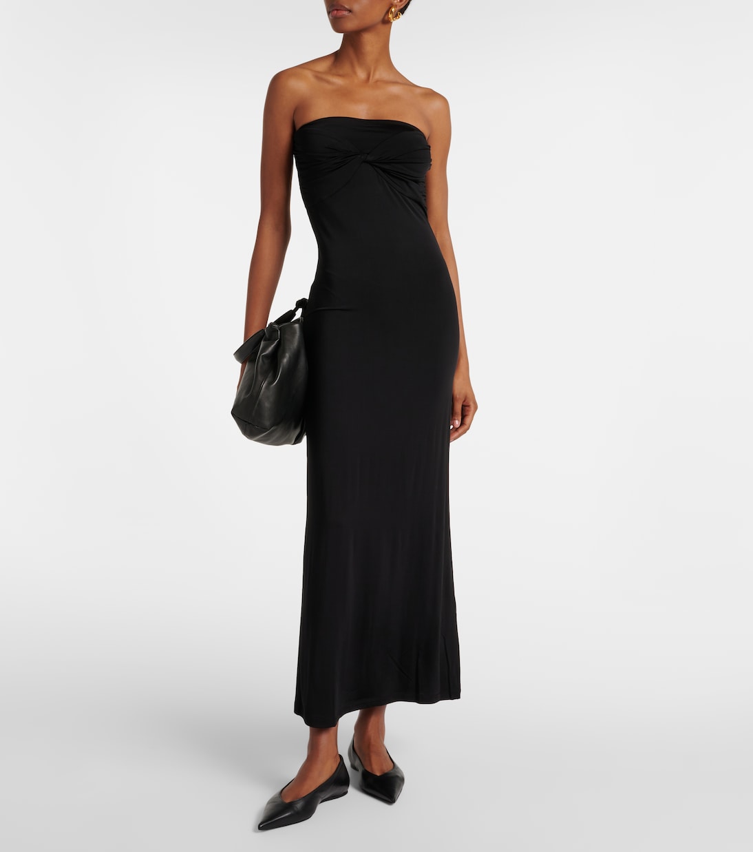 Vestido largo Cate sin tirantes | Tove