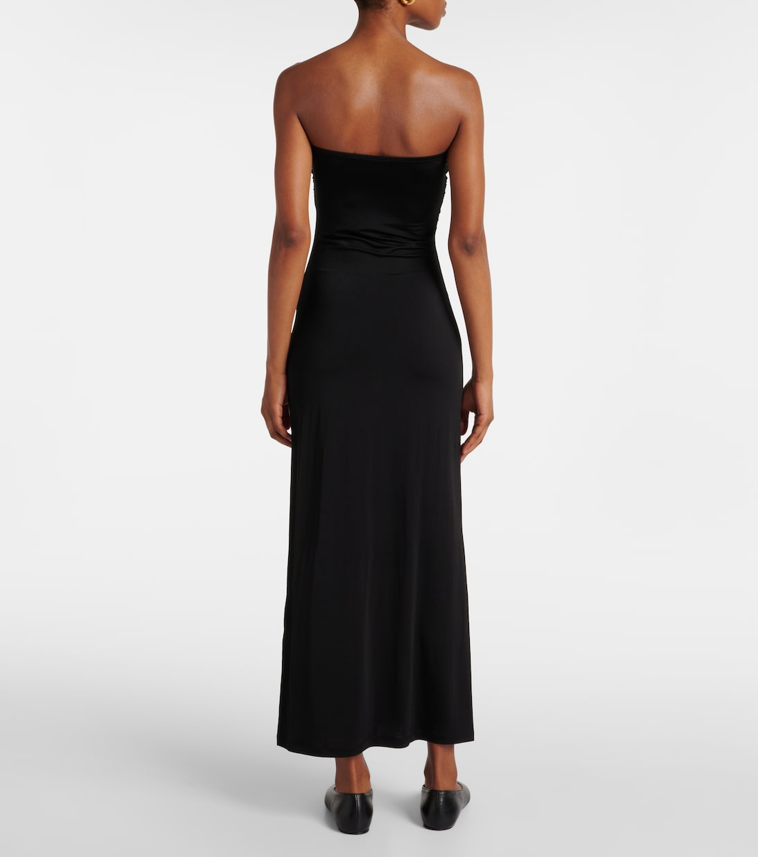 Vestido largo Cate sin tirantes | Tove