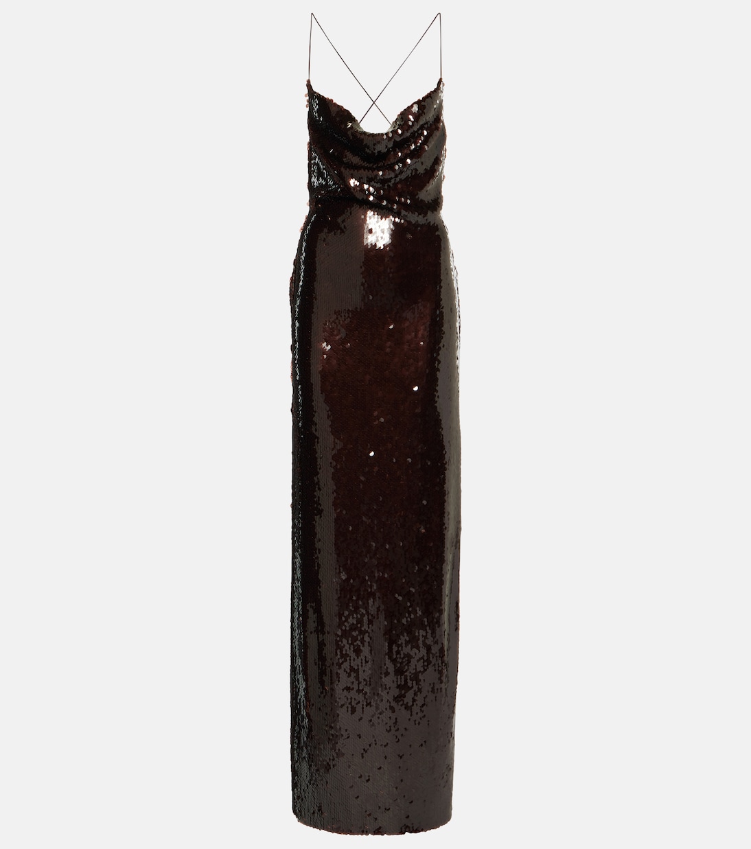 Sequined draped gown | Magda Butrym