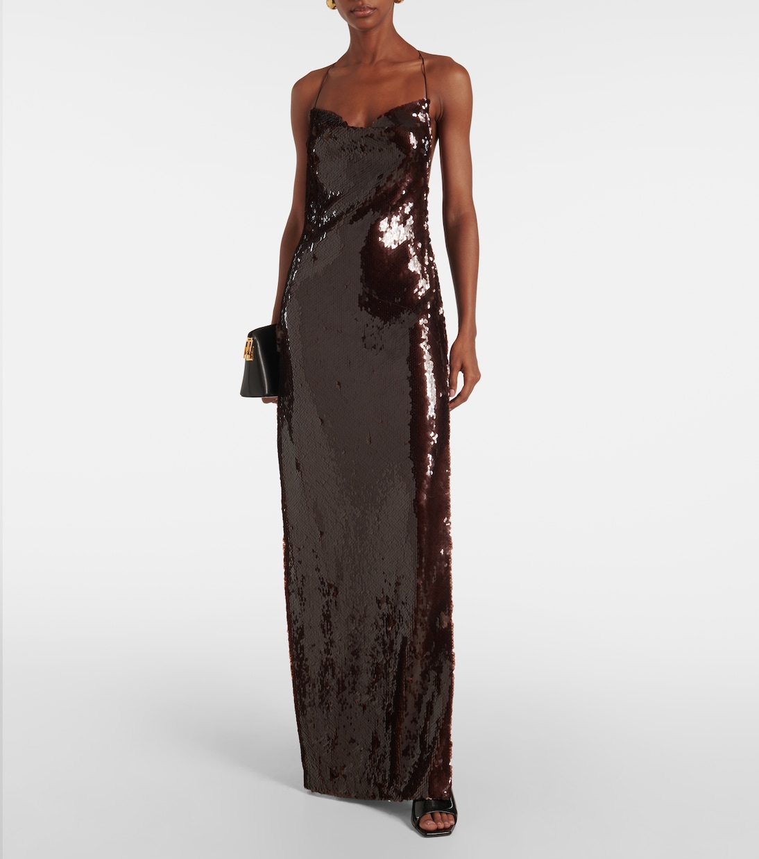 Sequined draped gown | Magda Butrym