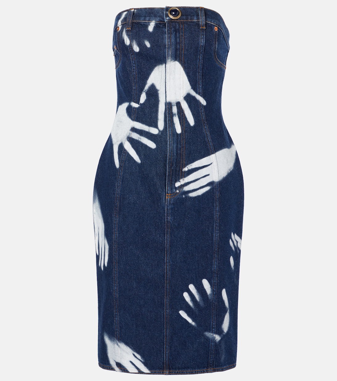 Robe midi en denim | Area