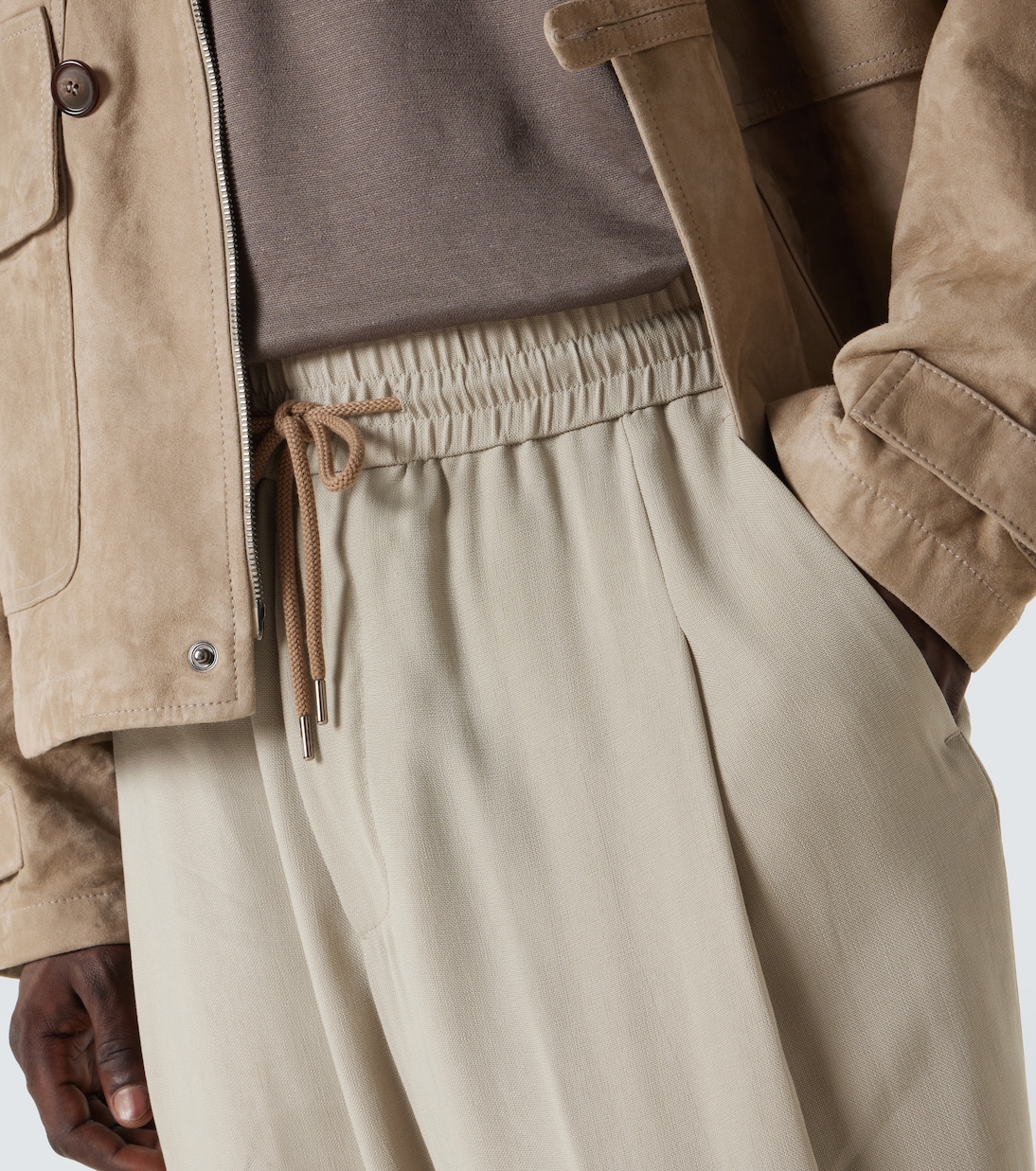 Gerade High-Rise-Hose | Giorgio Armani