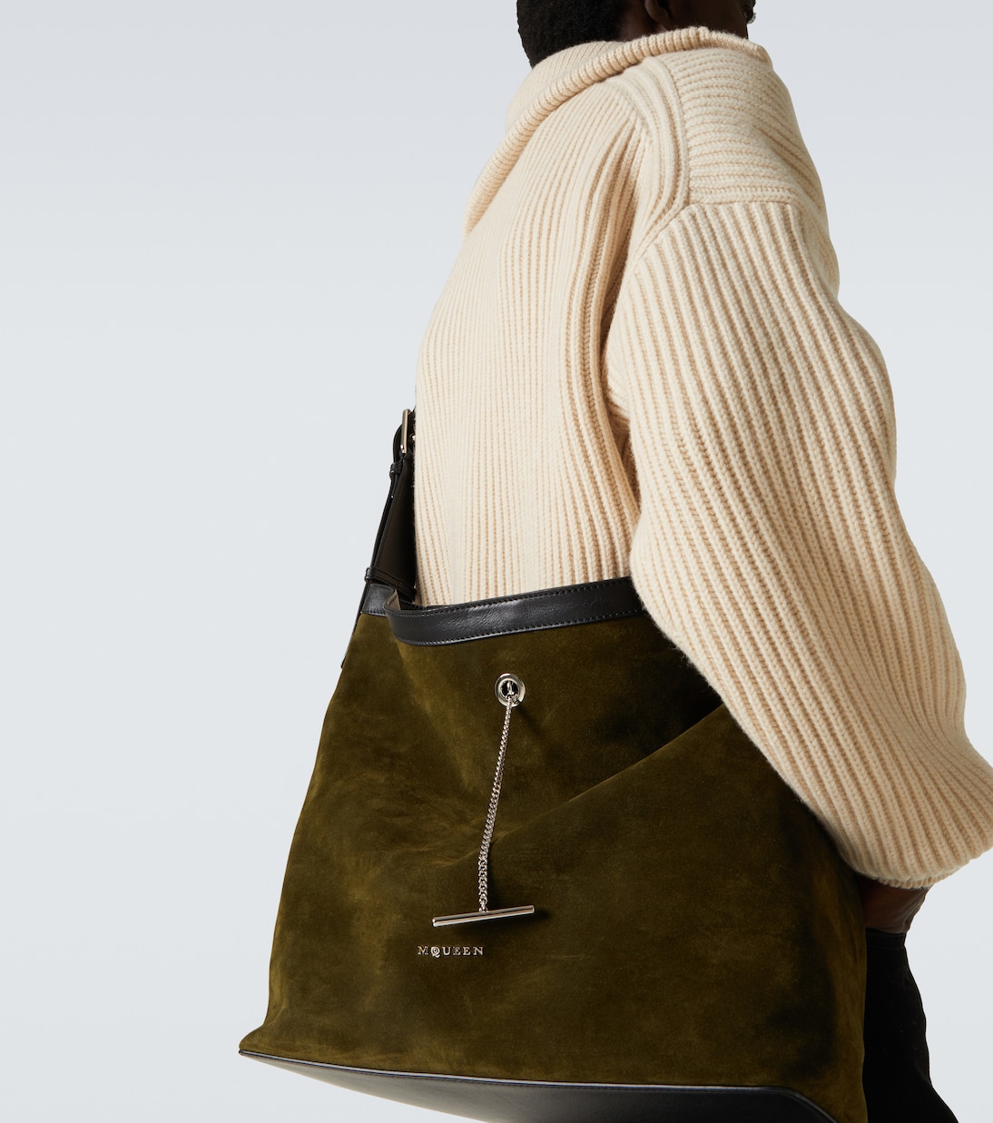 Sac Pendant en daim | McQueen