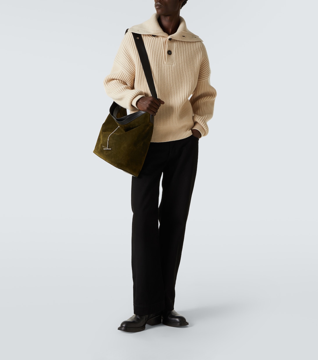 Sac Pendant en daim | McQueen