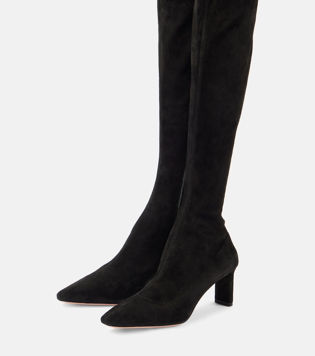 Stiefel Zenn 65 aus Veloursleder | Aquazzura