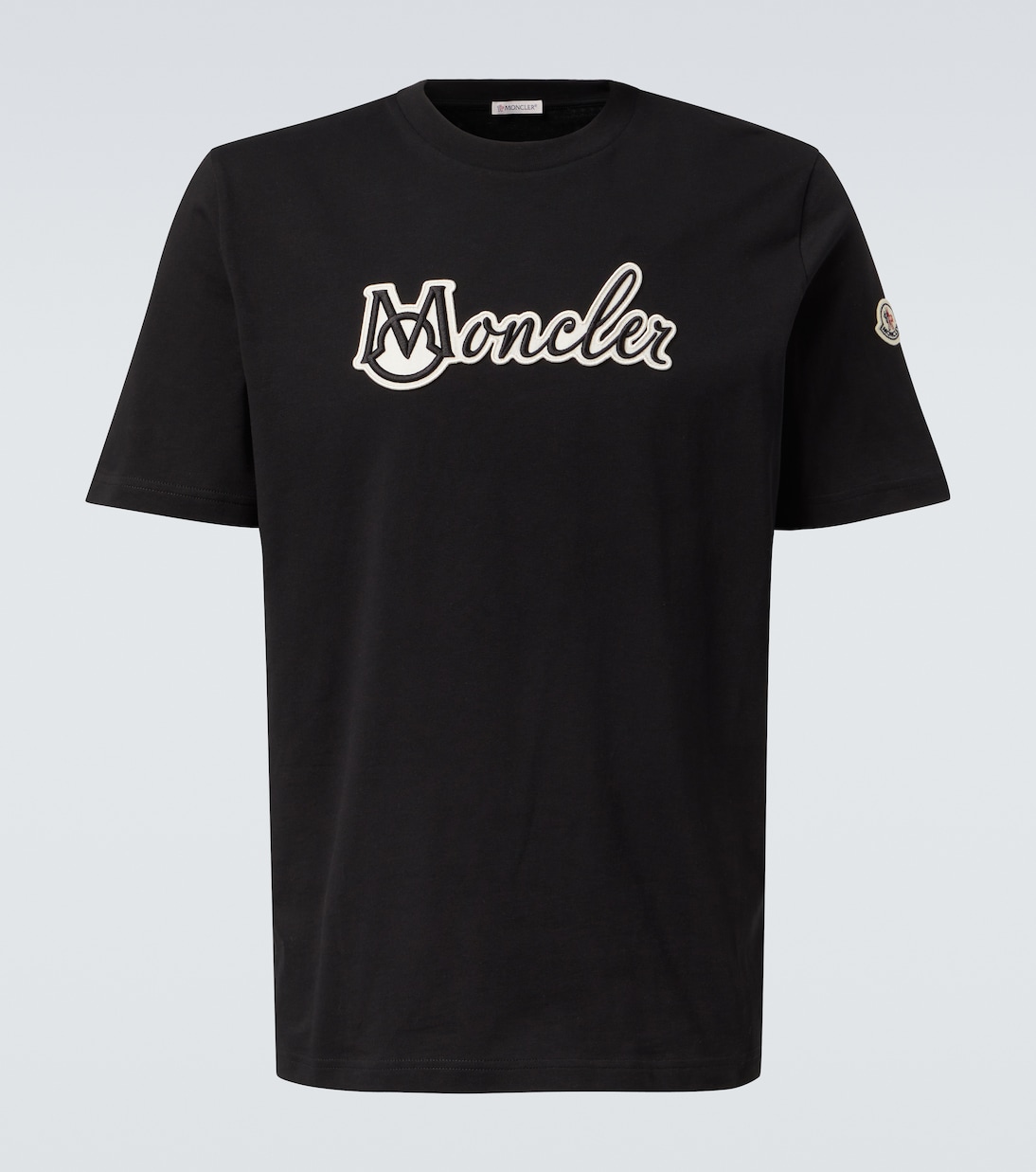 Camiseta de jersey de algodón con logo | Moncler