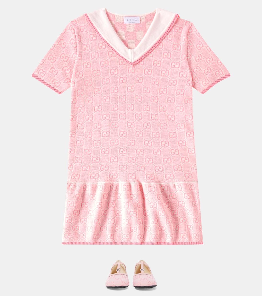 Abito polo GG in cotone | Gucci Kids