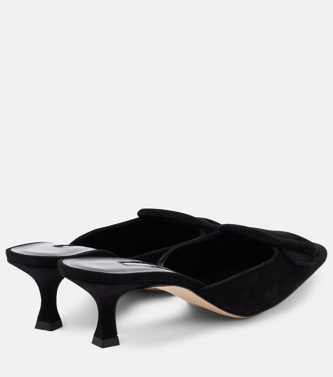 Mules Maysale 50 in suede | Manolo Blahnik