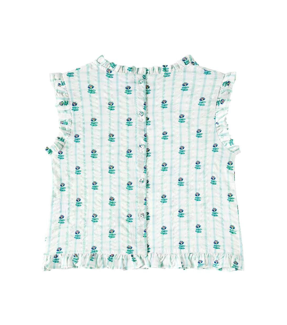 Chemise Mika en coton à fleurs | C'era Una Volta