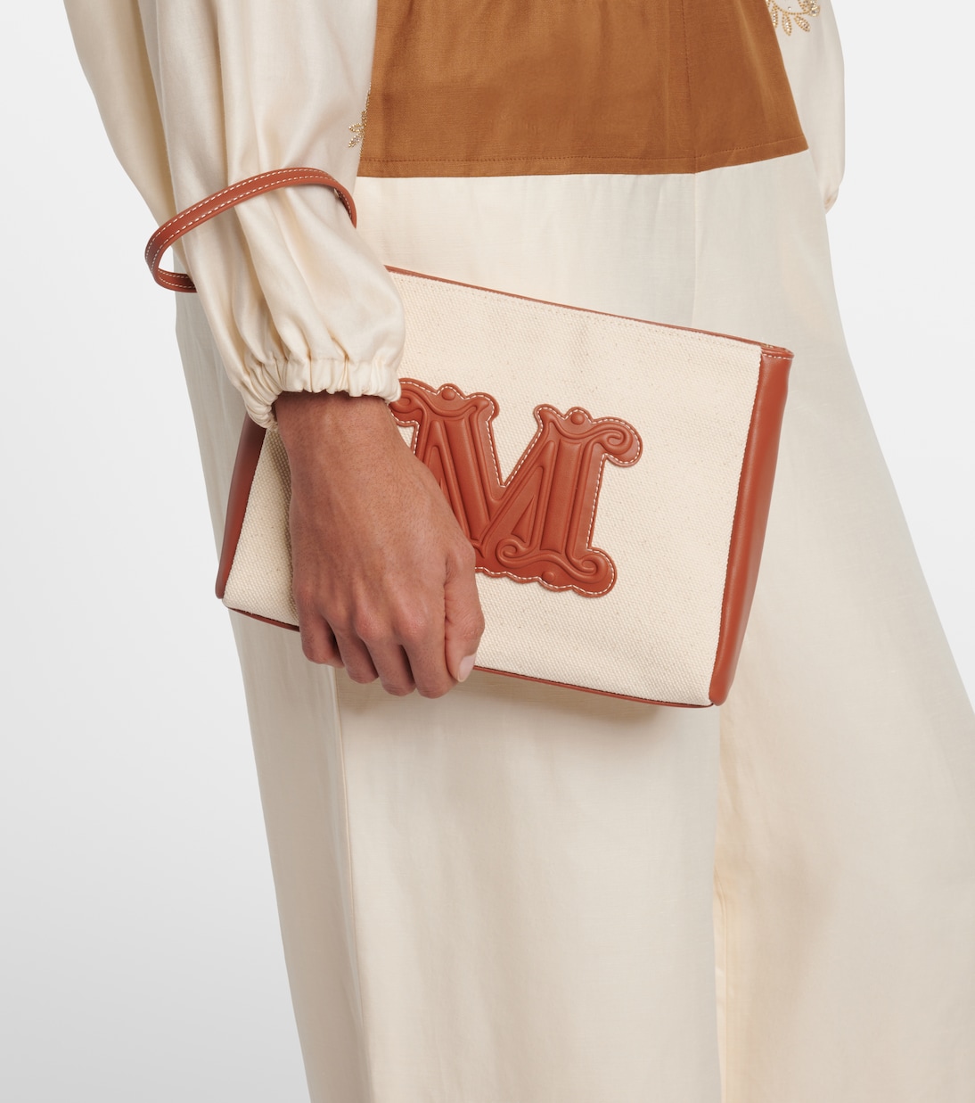 Pochette Casciabeach Small en toile | Max Mara