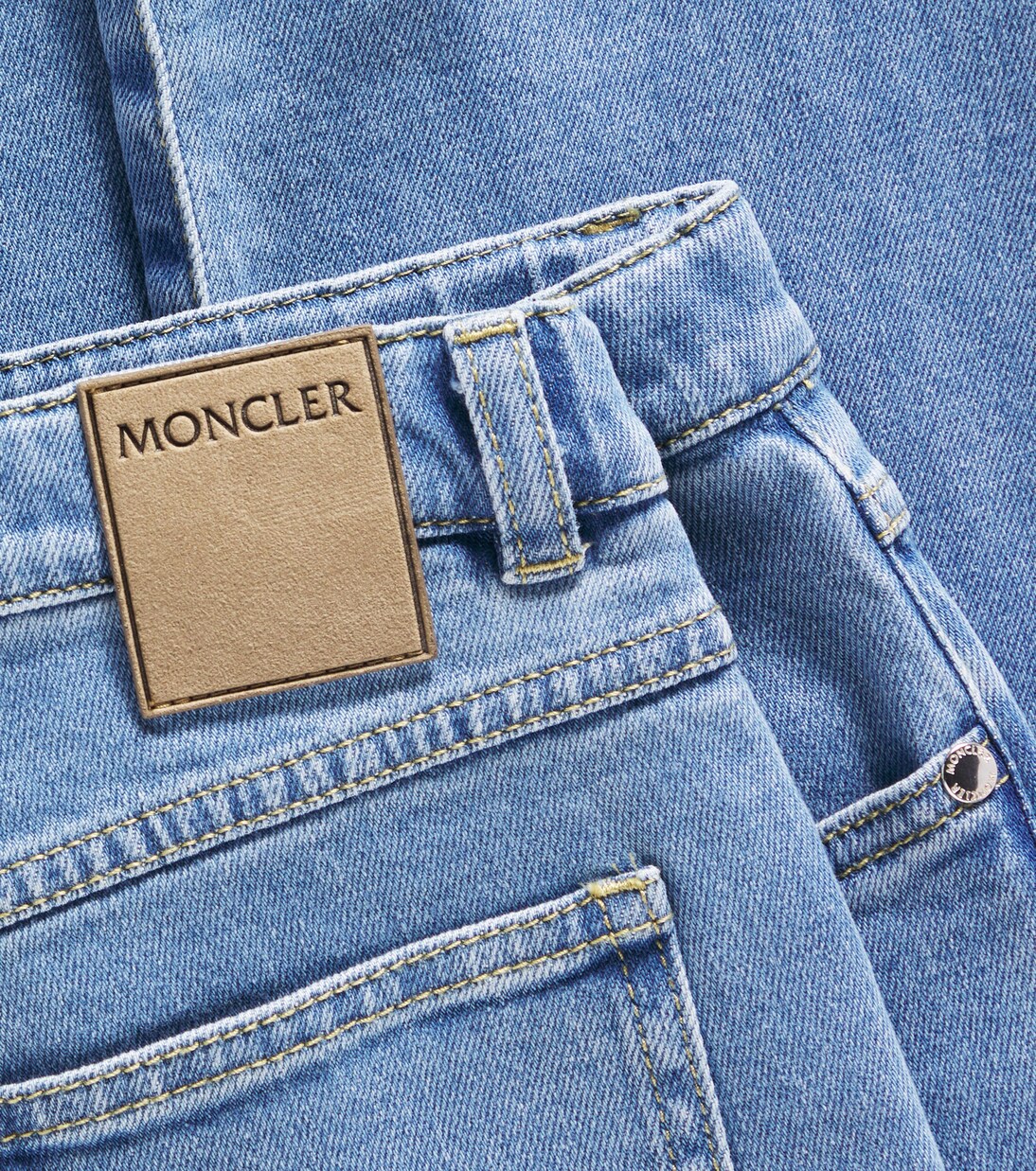 High-Rise Straight Jeans | Moncler Enfant