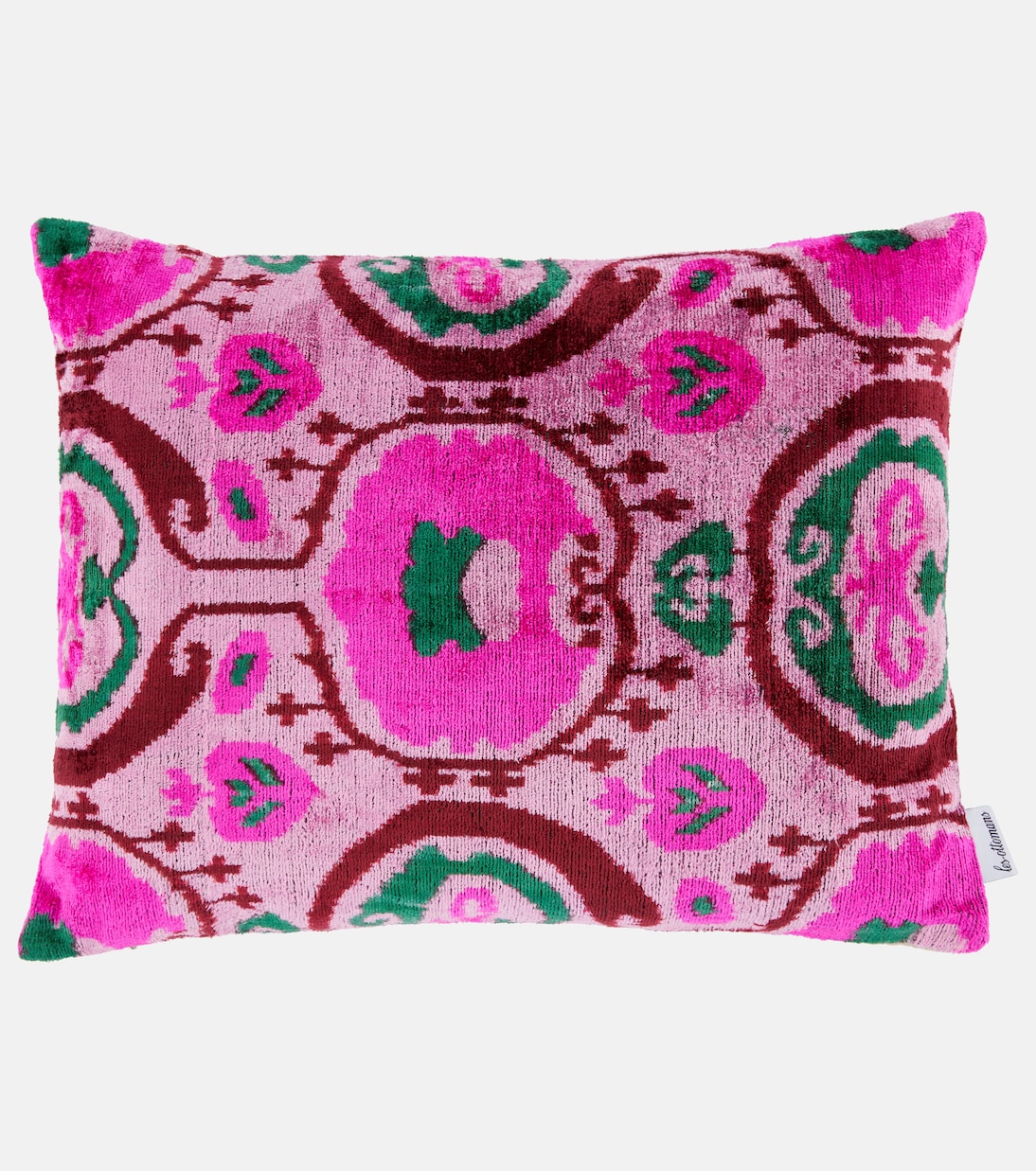 Silk velvet cushion | Les-Ottomans