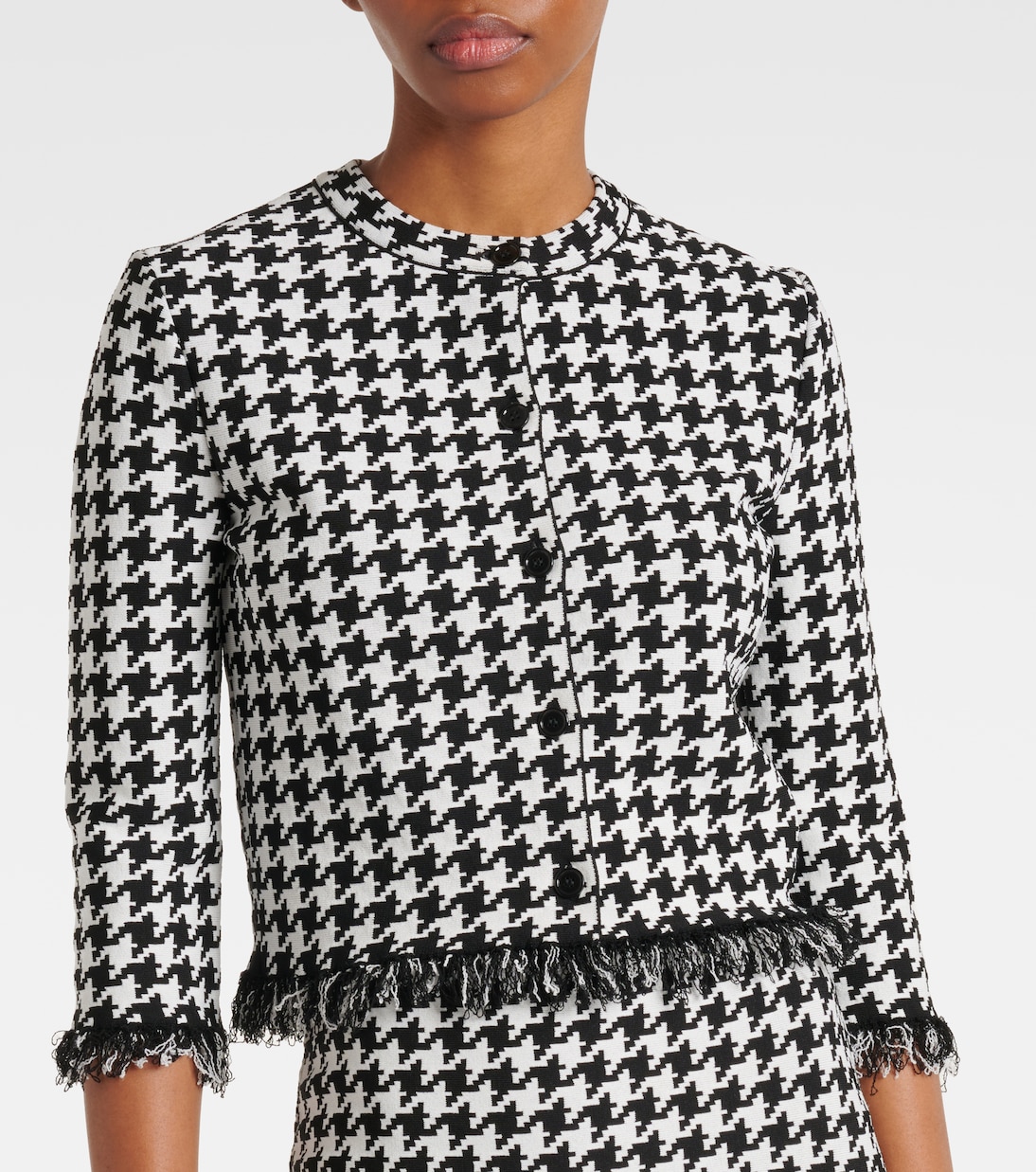 Cardigan à carreaux | McQueen