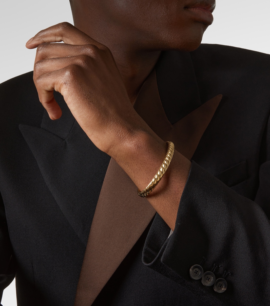 Bracciale Sculpted Cable in oro 18kt | David Yurman