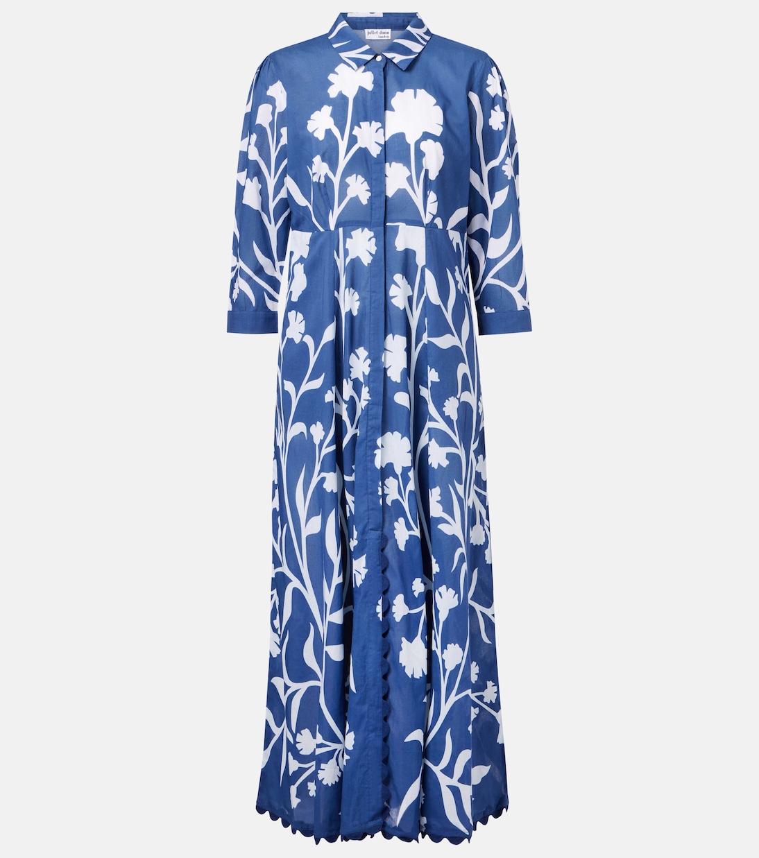 Robe longue en coton imprimé | Juliet Dunn