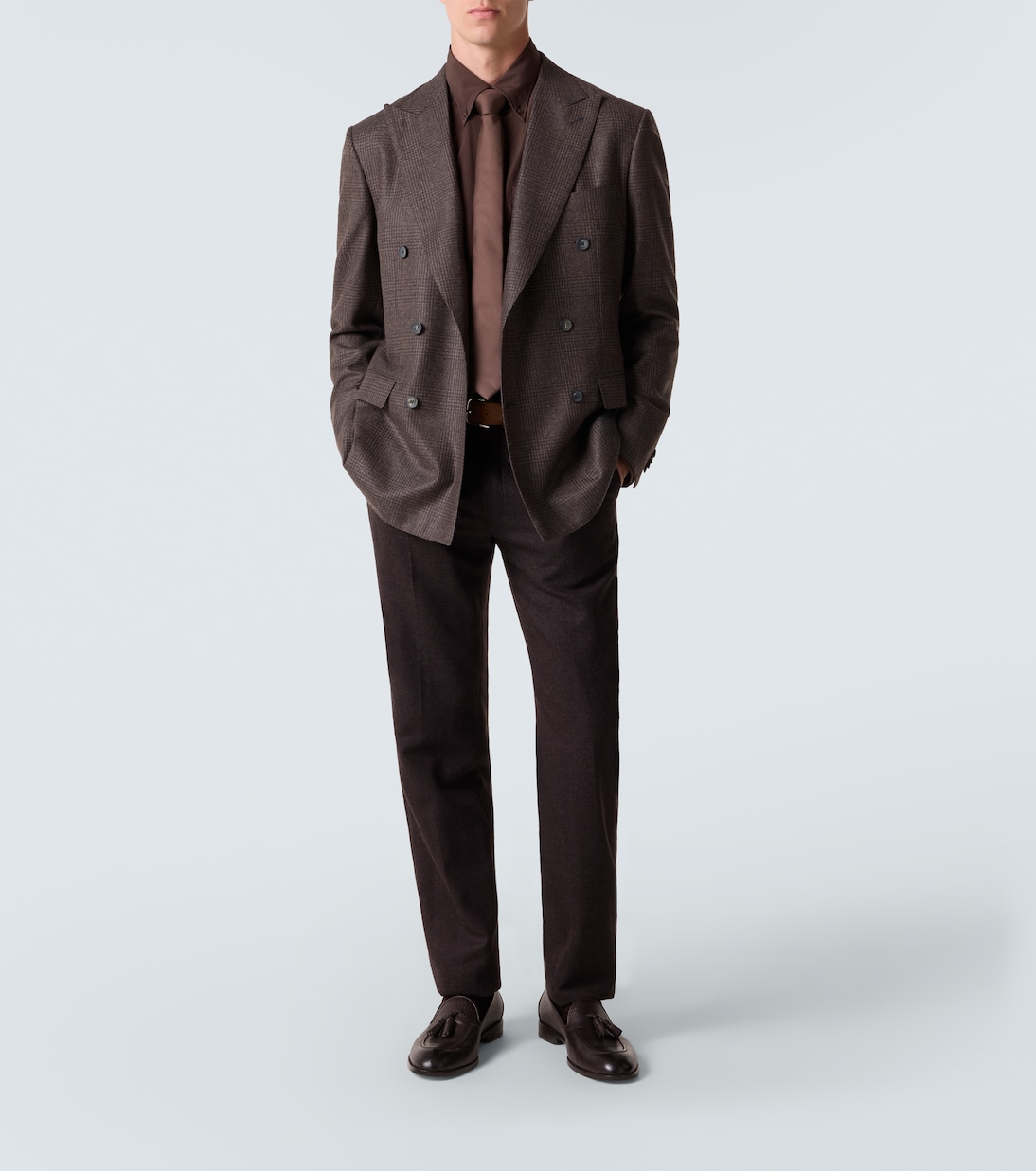 Prince of Wales check wool blazer | Brioni