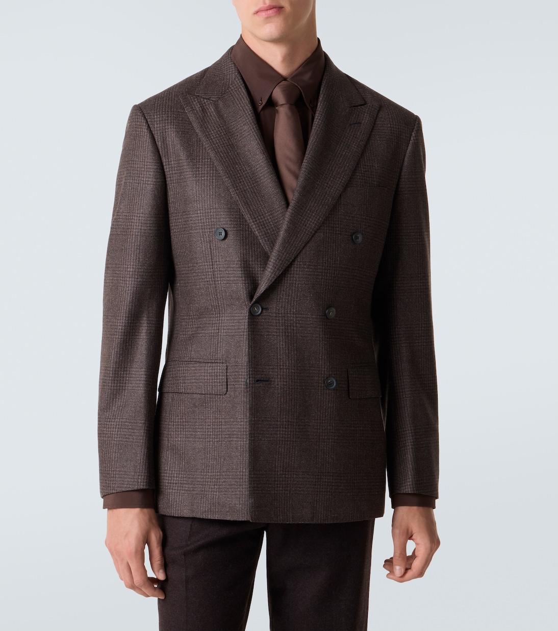 Prince of Wales check wool blazer | Brioni