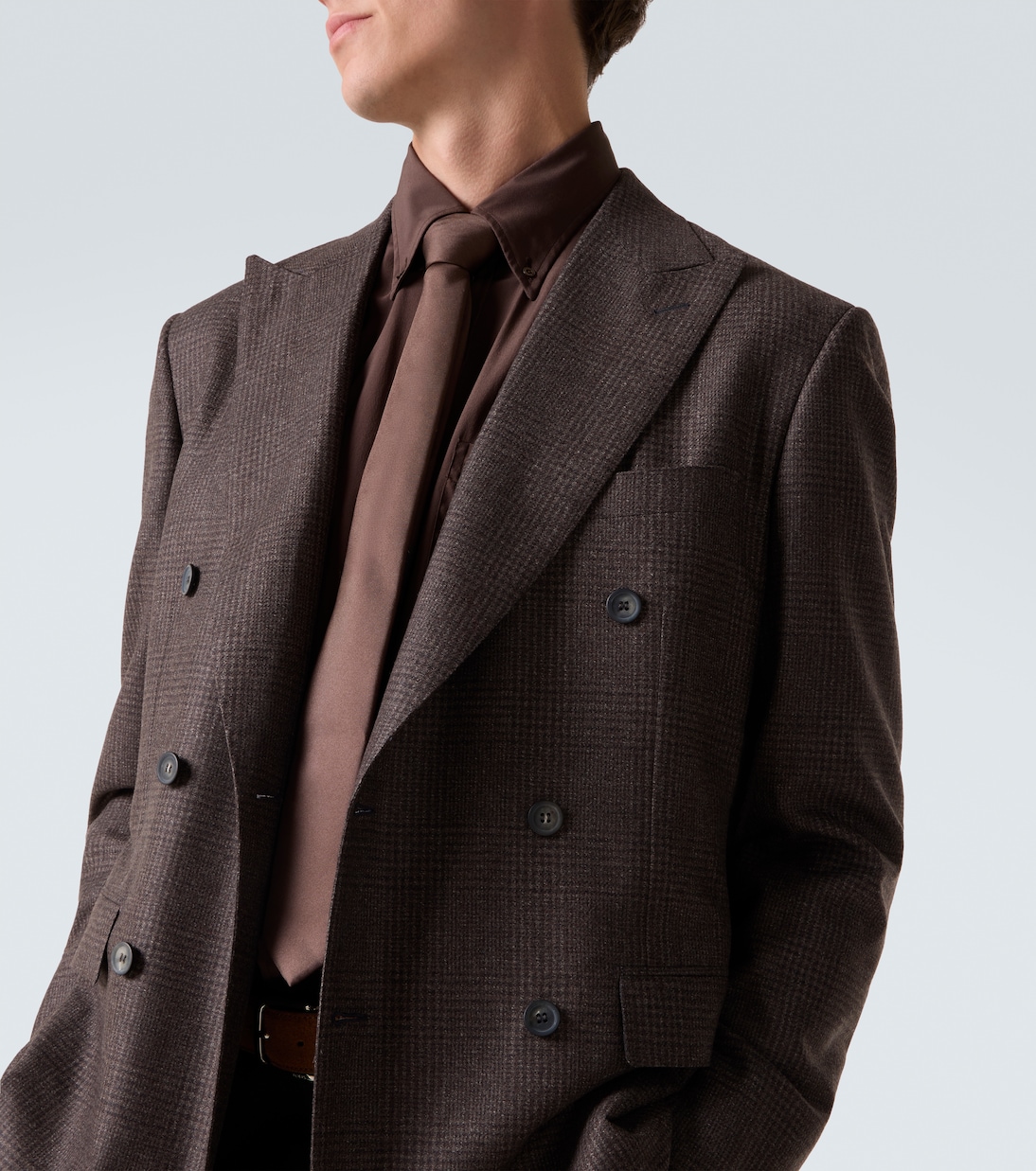 Prince of Wales check wool blazer | Brioni