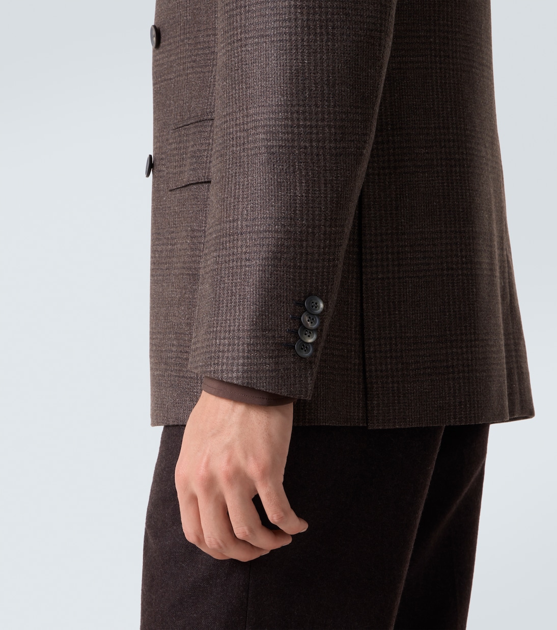 Prince of Wales check wool blazer | Brioni