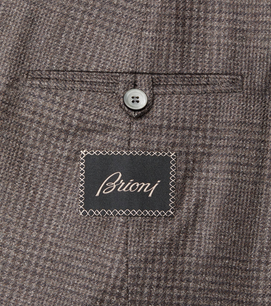 Prince of Wales check wool blazer | Brioni
