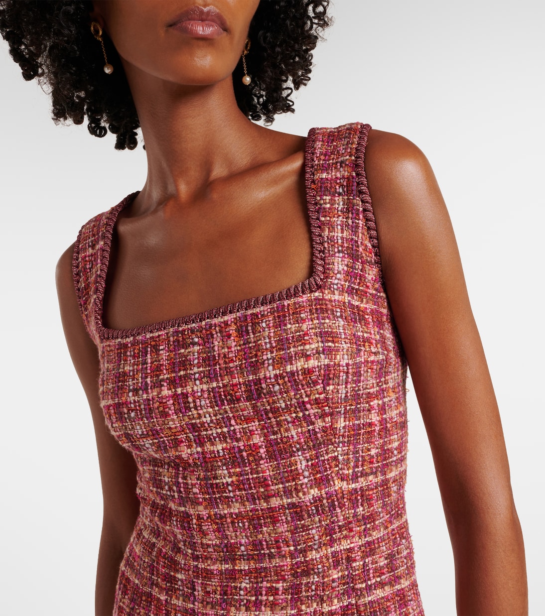 Vestido midi en mezcla de algodón y lana | Etro