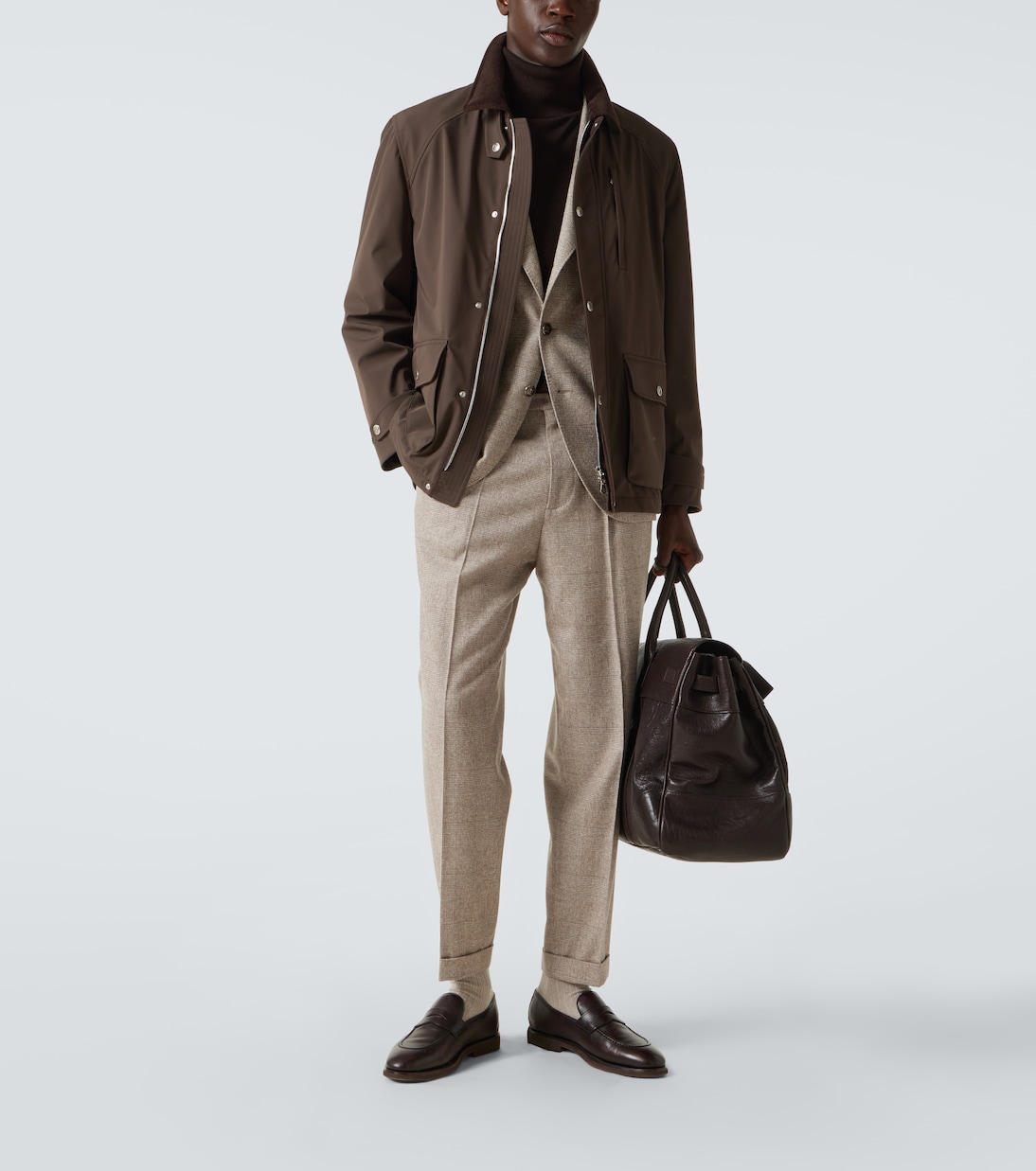 Leather penny loafers | Brunello Cucinelli