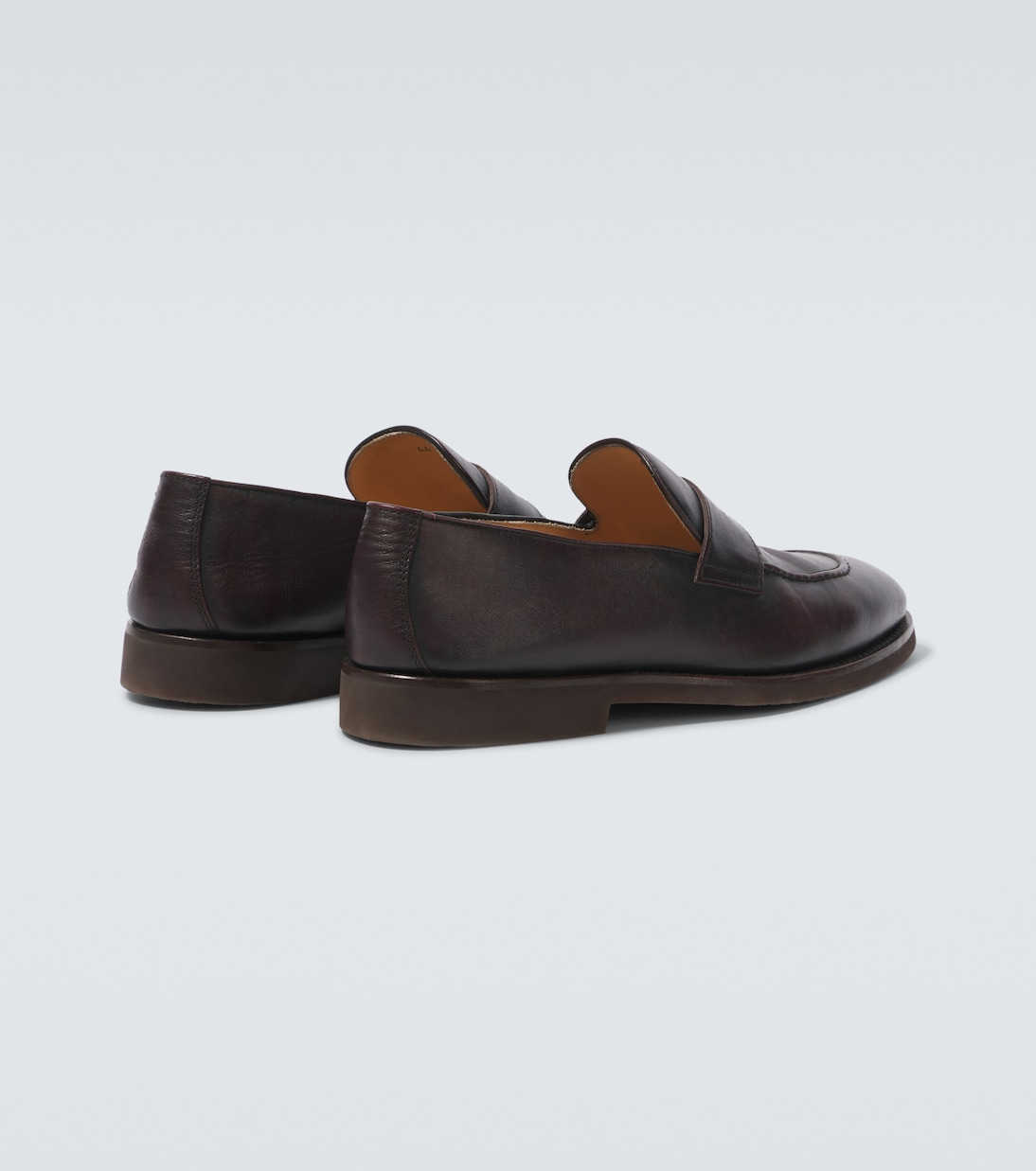 Leather penny loafers | Brunello Cucinelli