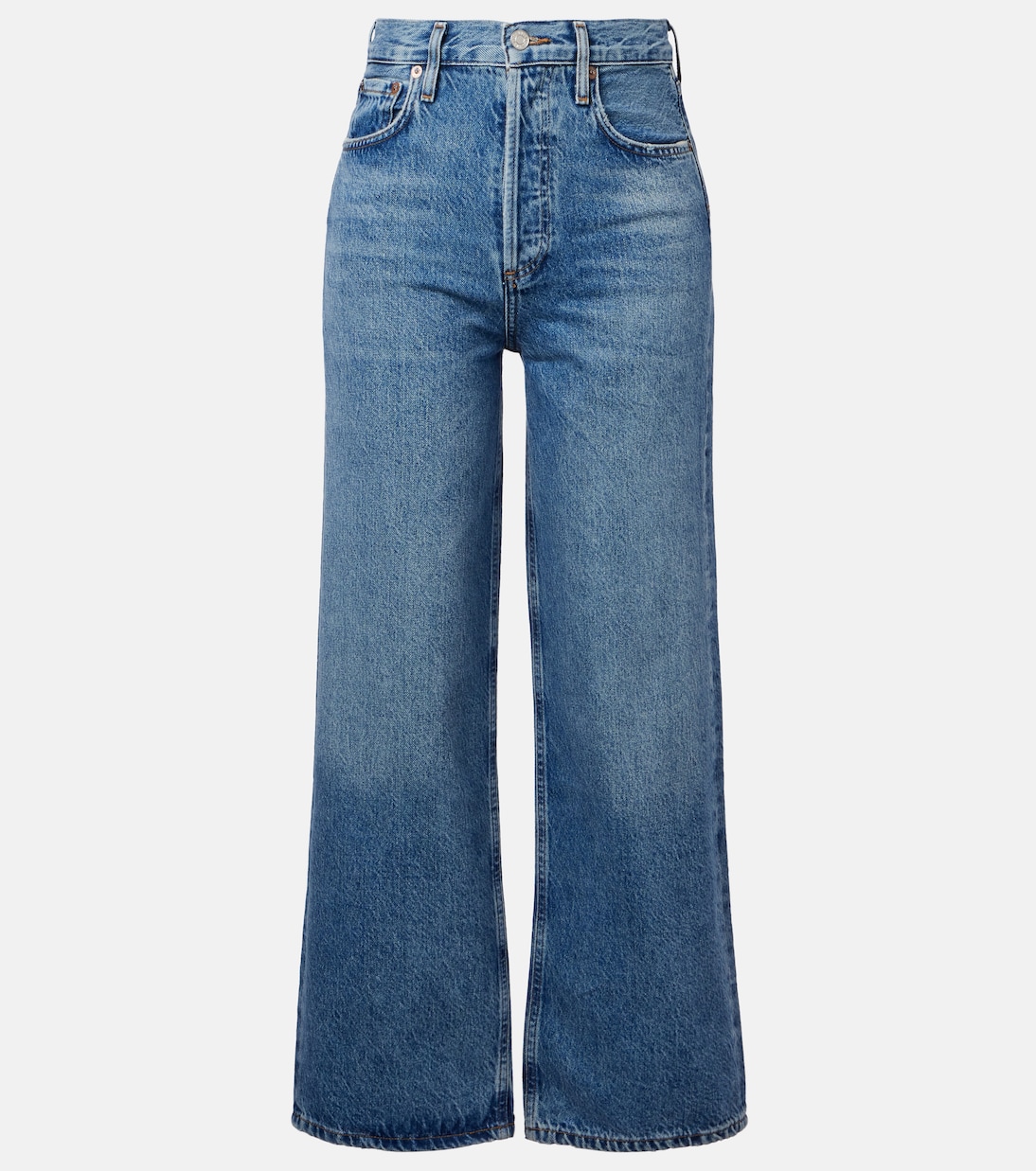 Jeans Ren a gamba larga e vita alta | Agolde