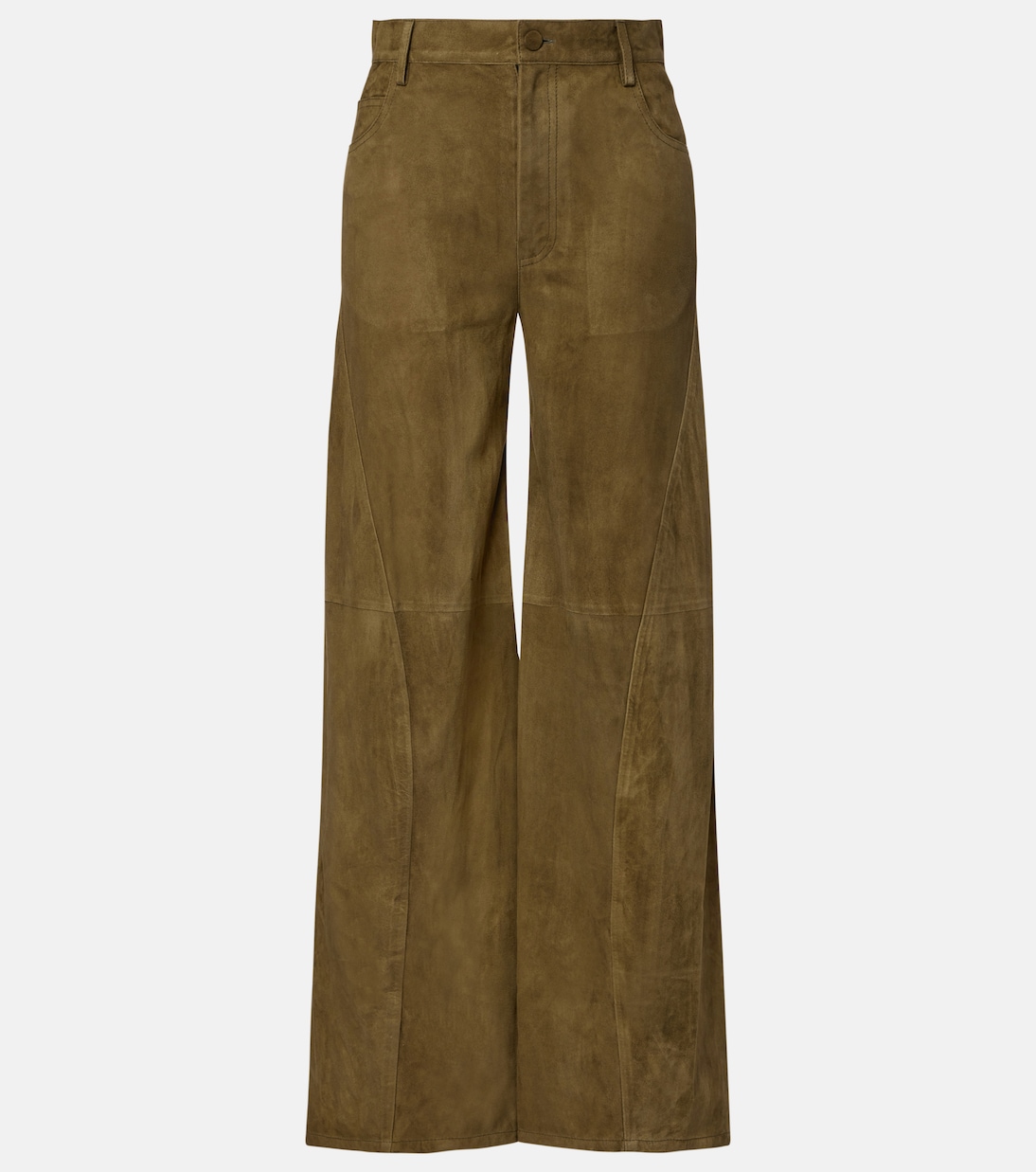 Weite Hose aus Veloursleder | Marni