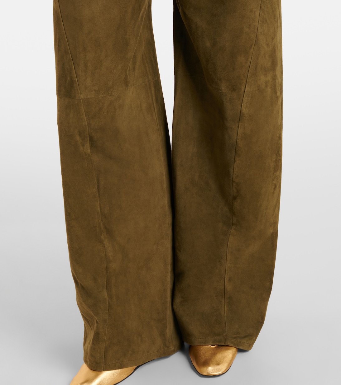 Weite Hose aus Veloursleder | Marni