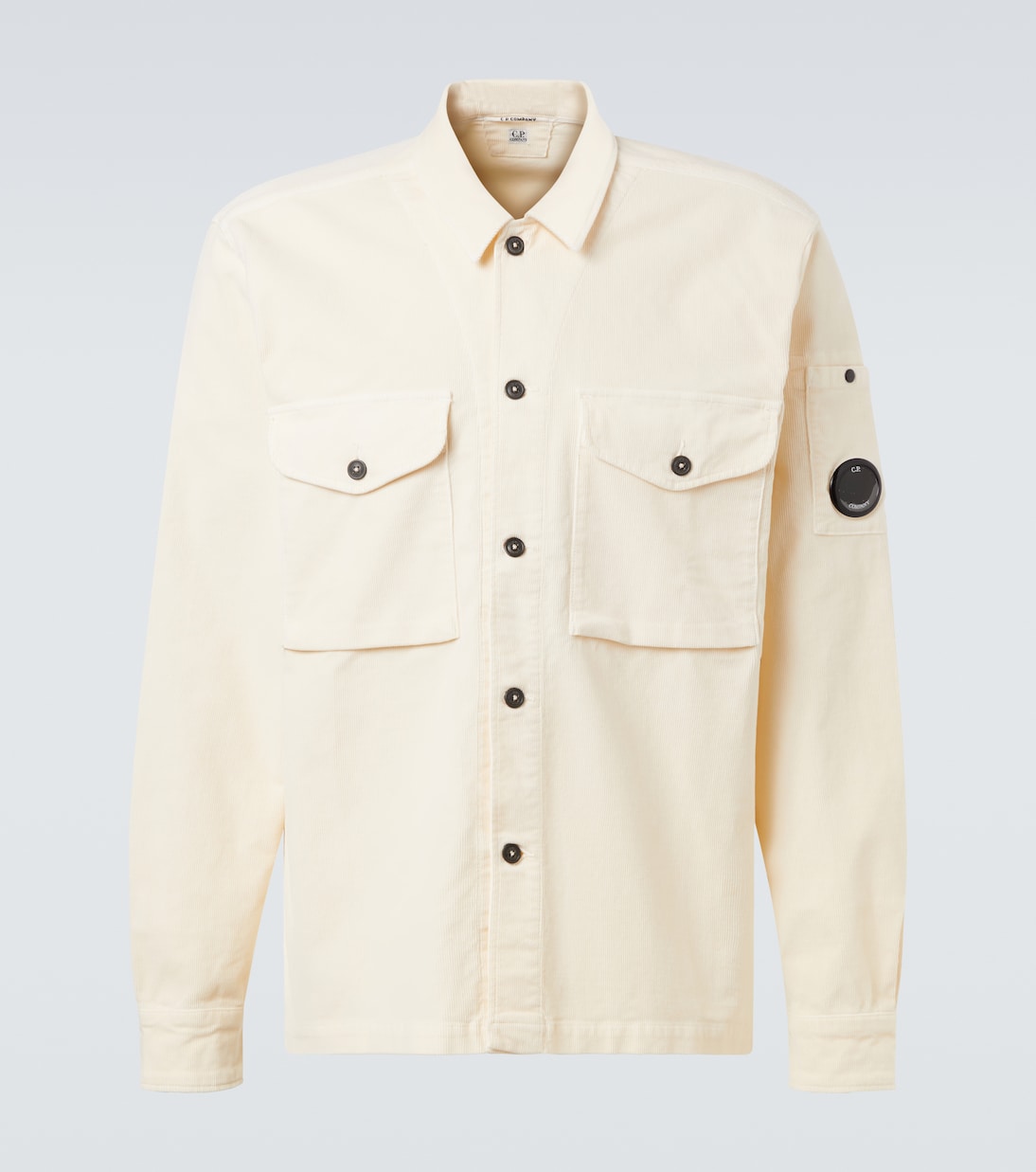 Lens cotton-blend overshirt | C.P. Company