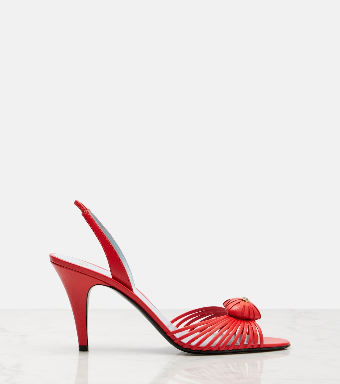 Royal 90 leather slingback sandals | Valentino Garavani