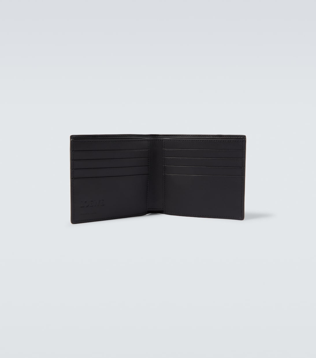 Puzzle colorblocked leather bifold wallet | Loewe