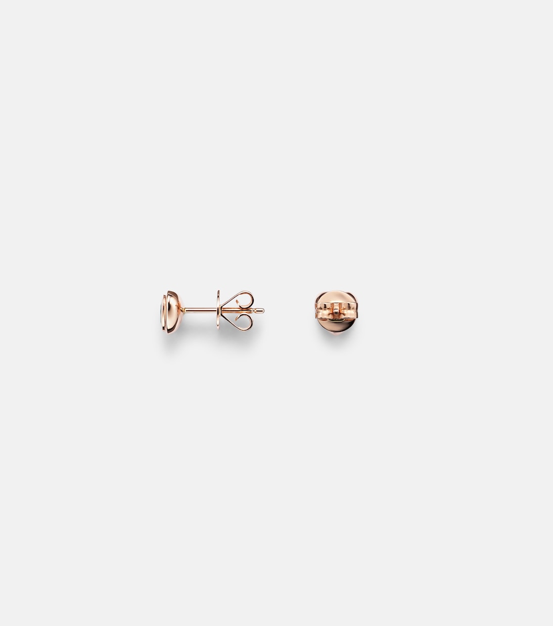 18kt rose gold earrings with emeralds | Shay Jewelry