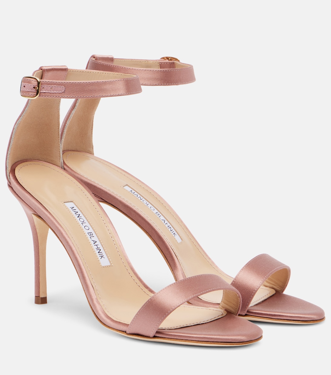 Sandales Chaos en satin  | Manolo Blahnik
