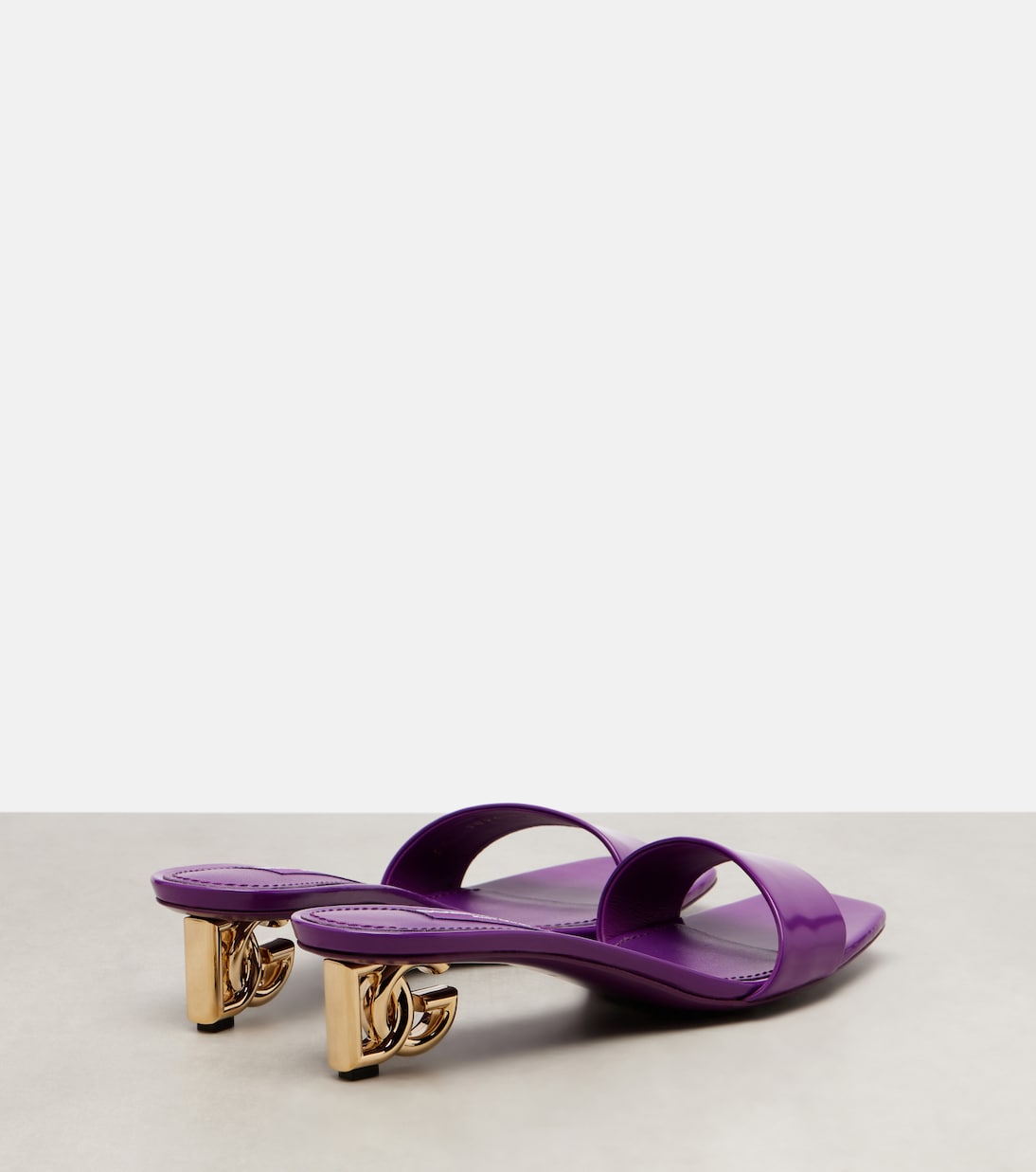 Pantoletten DG aus Leder | Dolce&Gabbana