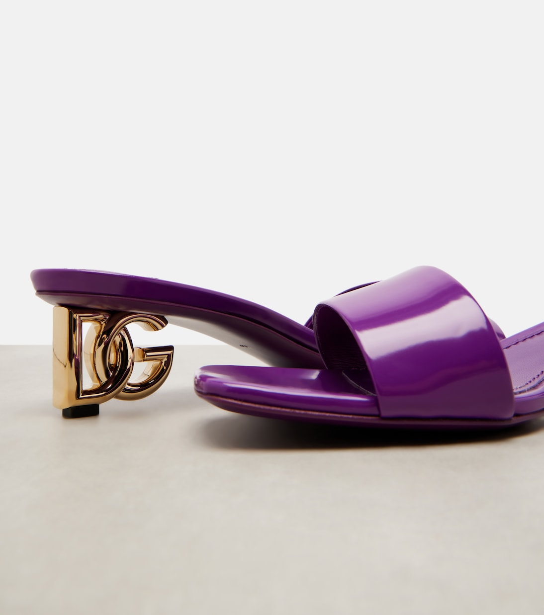 Pantoletten DG aus Leder | Dolce&Gabbana